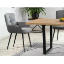 Стол обеденный SIGNAL VITO дуб артизан/черный 140-180/85